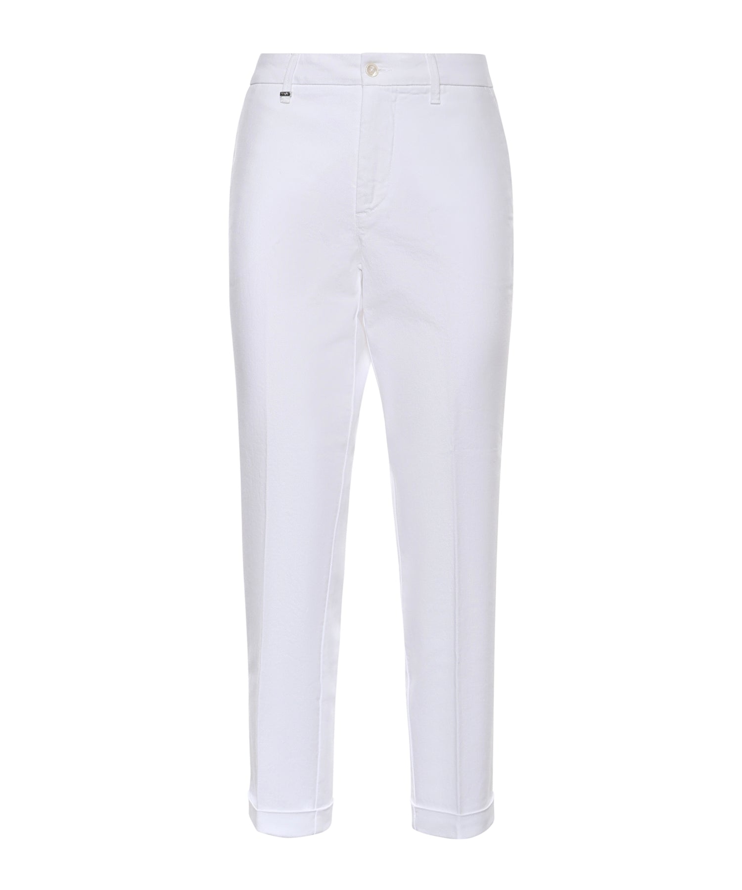 Pantaloni in cotone stretch NTW8052531TQVR B001 FAY 