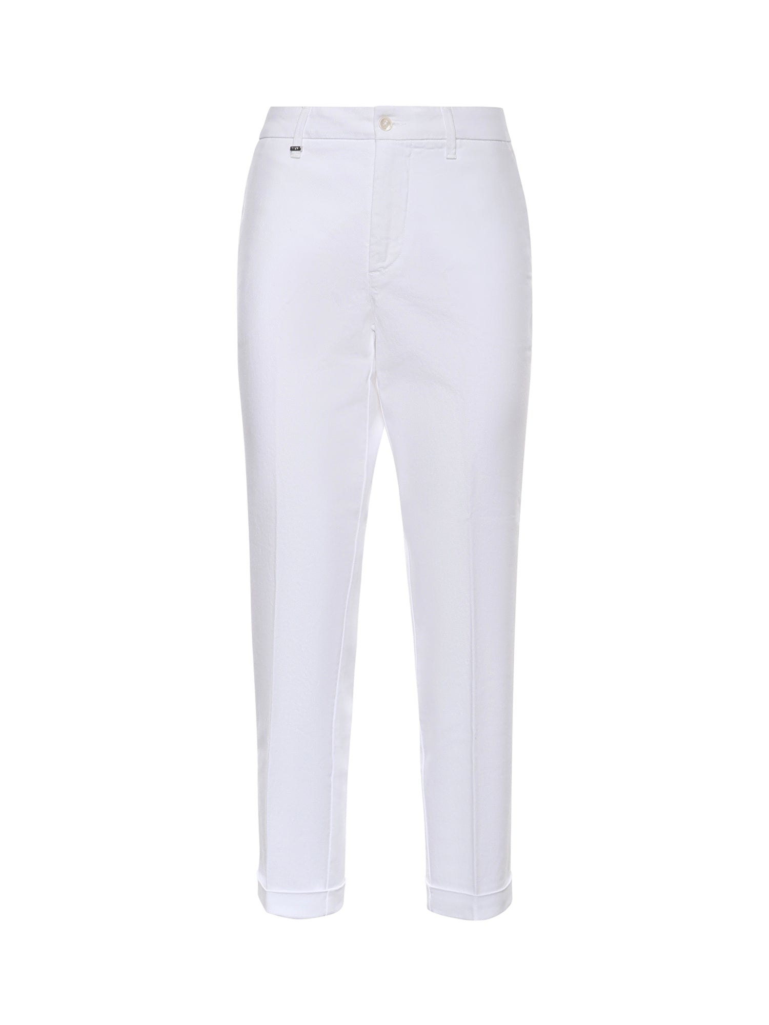 Pantaloni in cotone stretch NTW8052531TQVR B001 FAY 