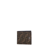 Portafoglio Bi-fold FF jacquard in tessuto 7M0169 ALWKF0L3T FENDI 