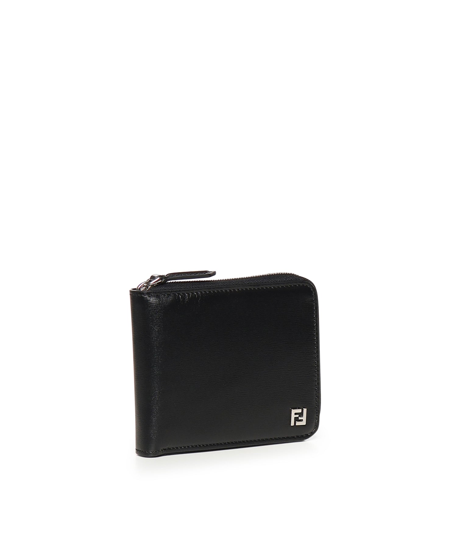 Portafoglio Squared FF in pelle con logo 7M0380 AVV6F0GXN FENDI 