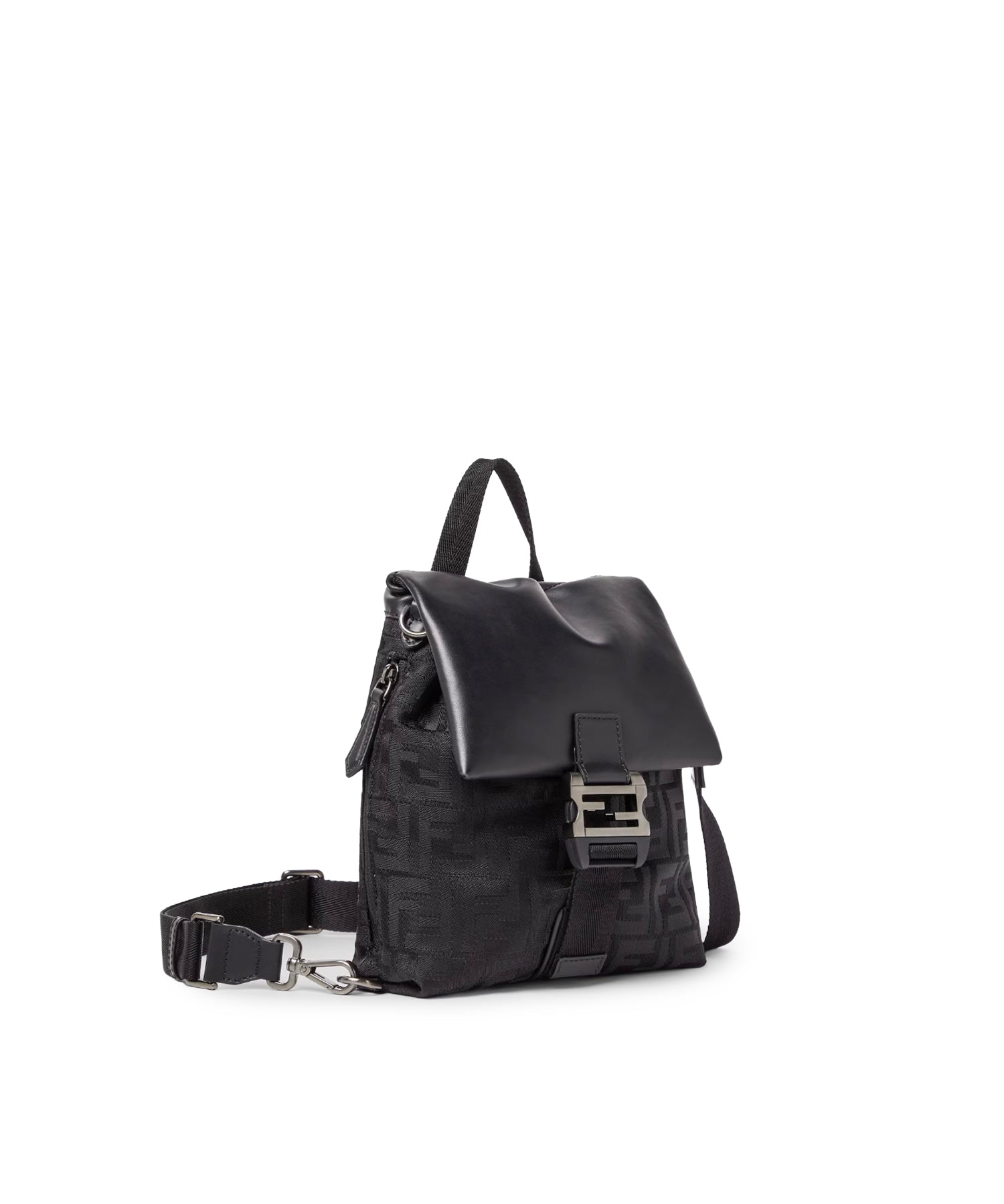 Borsa Fendi Flux in Nylon FF e pelle 7VA673 AVC6F0SAJ FENDI 