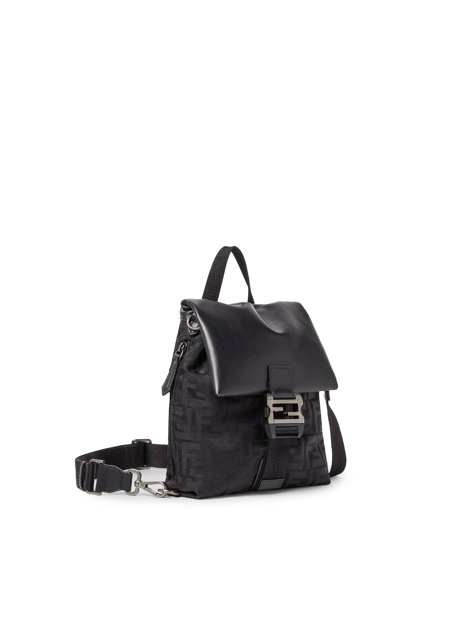 Borsa Fendi Flux in Nylon FF e pelle 7VA673 AVC6F0SAJ FENDI 