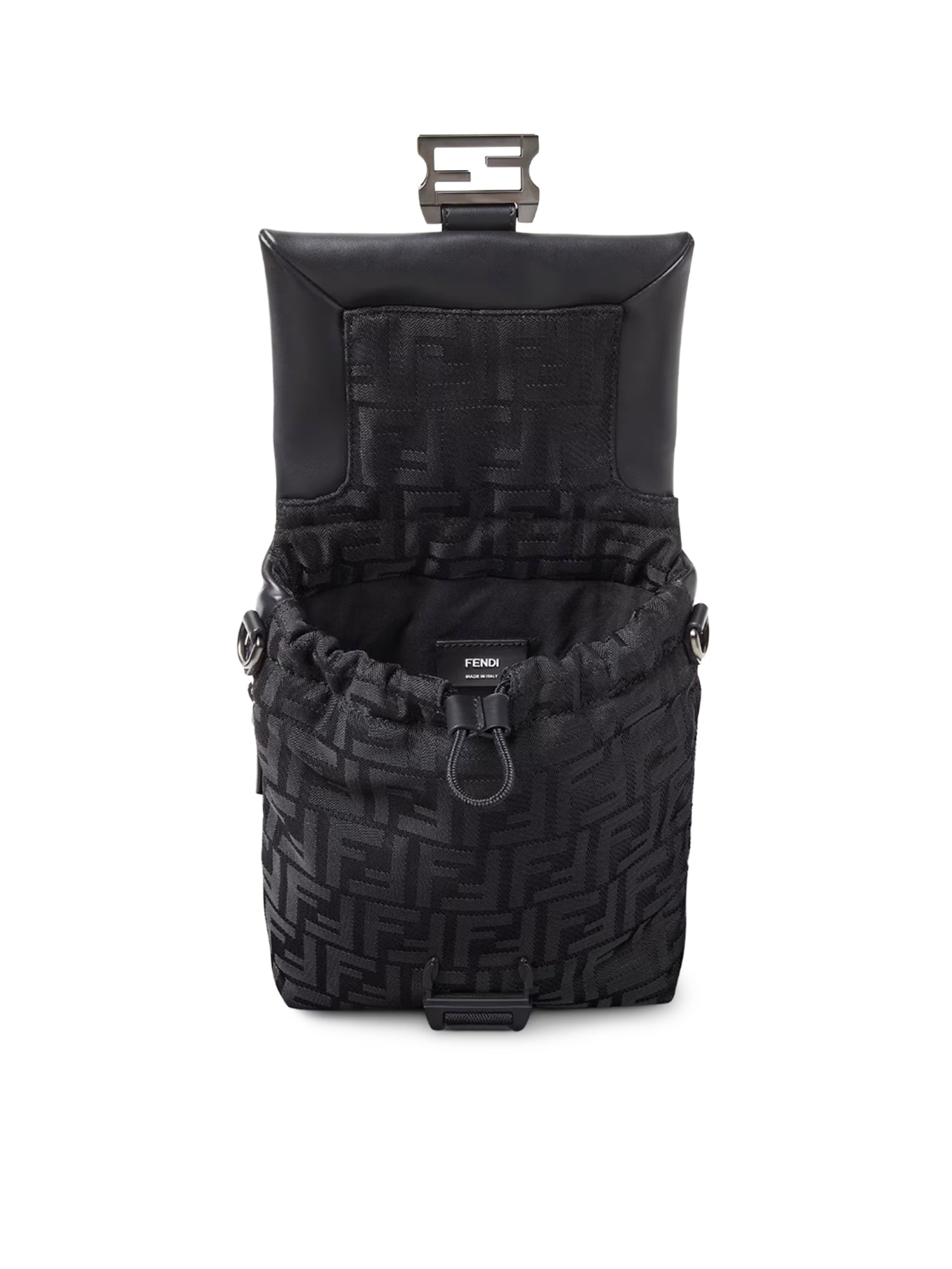 Borsa Fendi Flux in Nylon FF e pelle 7VA673 AVC6F0SAJ FENDI 