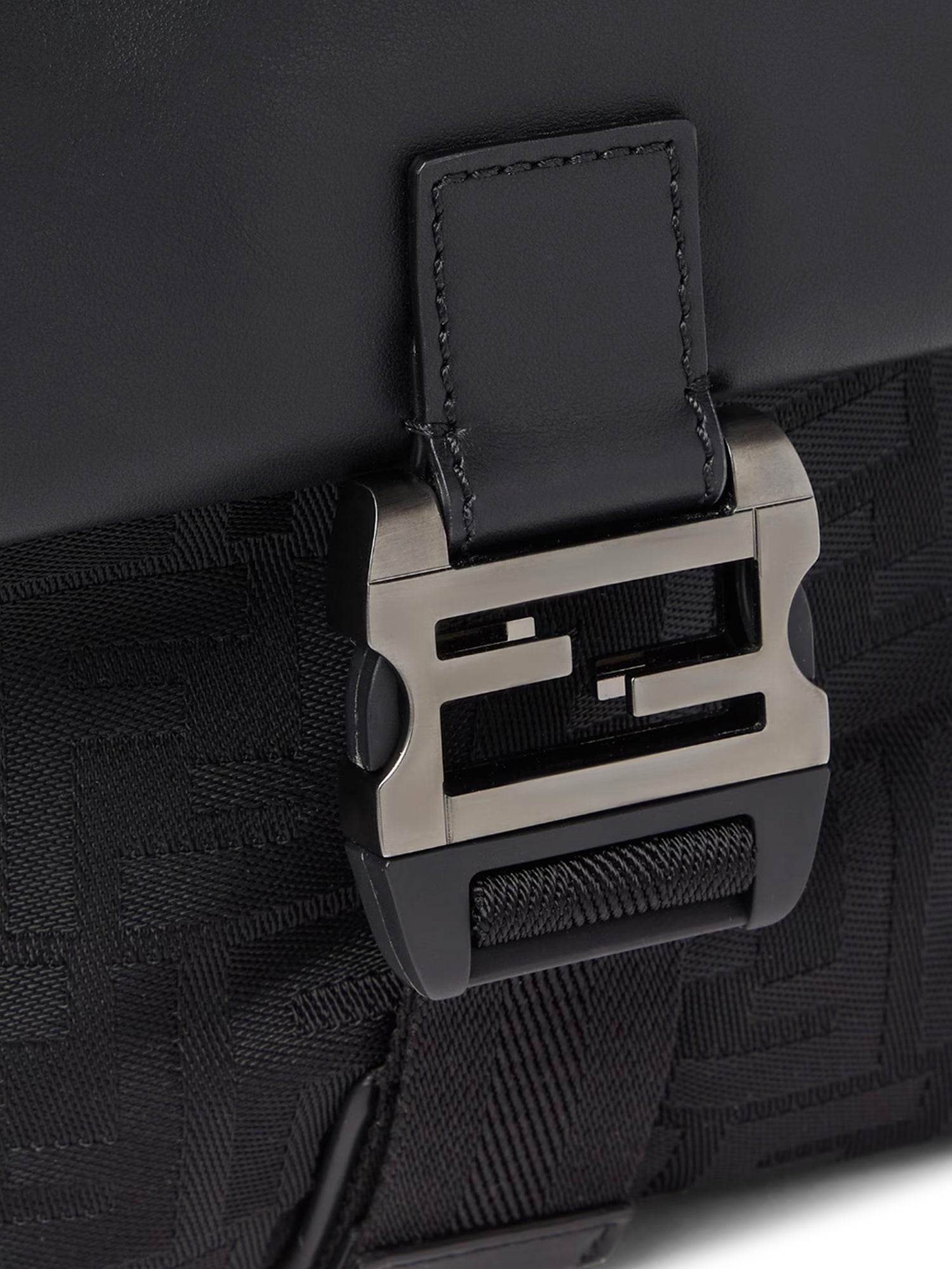 Borsa Fendi Flux in Nylon FF e pelle 7VA673 AVC6F0SAJ FENDI 