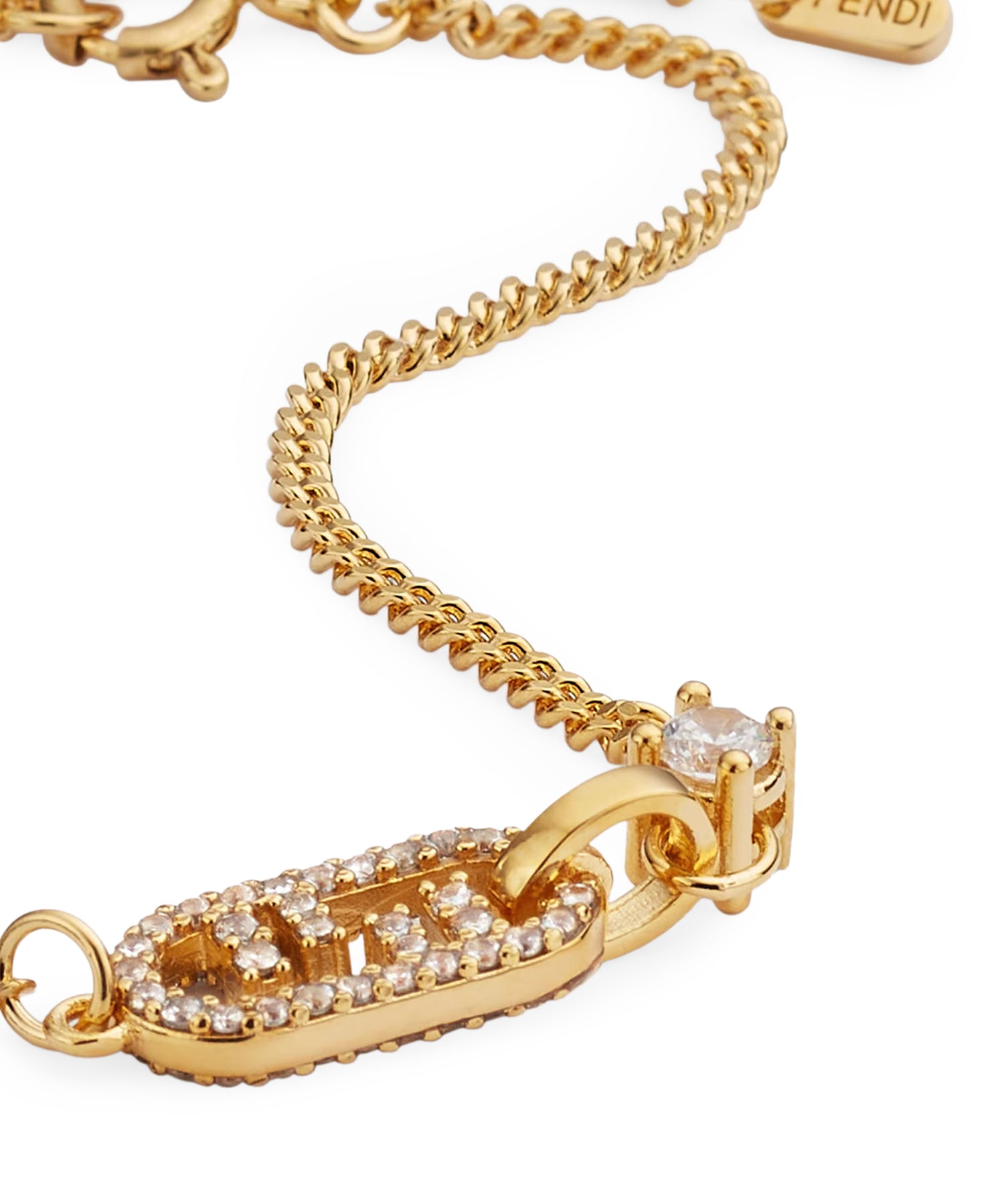 Bracciale O'Lock con strass 8AH428 A44GF089U FENDI 