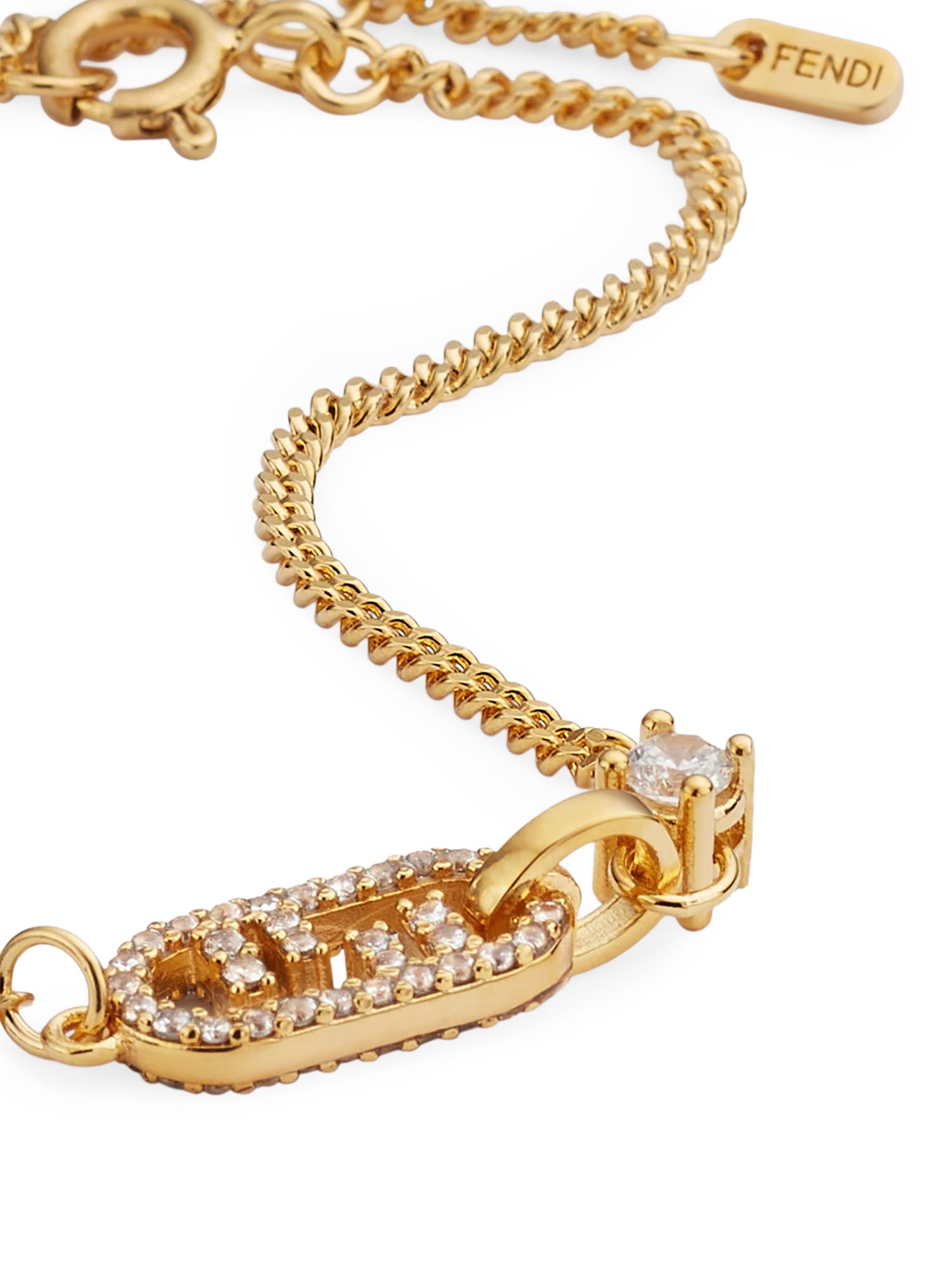 Bracciale O'Lock con strass 8AH428 A44GF089U FENDI 