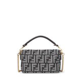 Borsa Baguette® Mini in jacquard FF effetto denim 8BS017 AWVAF0NAP FENDI 
