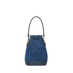 Minibag Mon Tresor in denim FF Jacquard 8BS109 AVR6F1UJW FENDI 