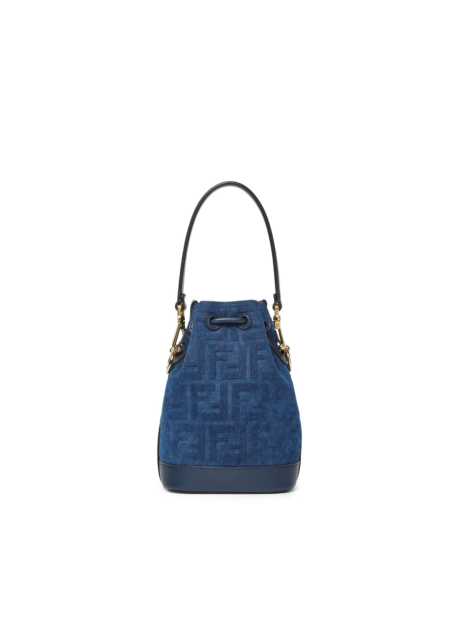 Minibag Mon Tresor in denim FF Jacquard 8BS109 AVR6F1UJW FENDI 
