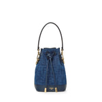 Minibag Mon Tresor in denim FF Jacquard 8BS109 AVR6F1UJW FENDI 