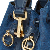 Minibag Mon Tresor in denim FF Jacquard 8BS109 AVR6F1UJW FENDI 