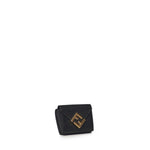 Portafoglio mini tri-fold FF diamonds in pelle 8M0480 ALWAF0KUR FENDI 