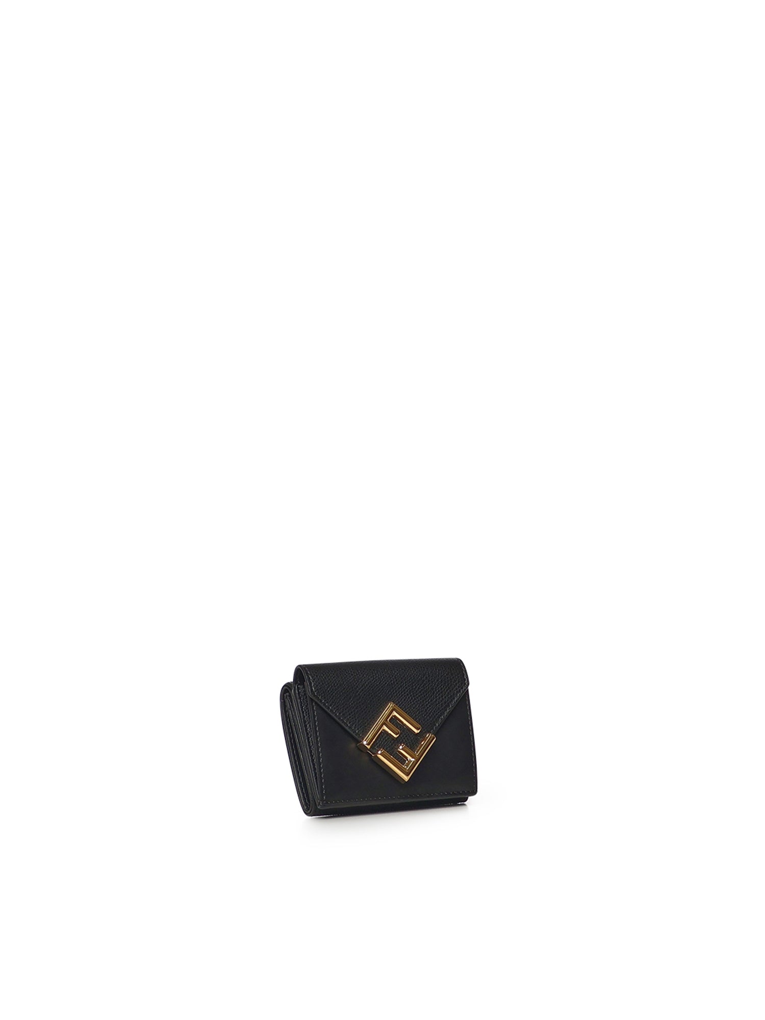 Portafoglio mini tri-fold FF diamonds in pelle 8M0480 ALWAF0KUR FENDI 