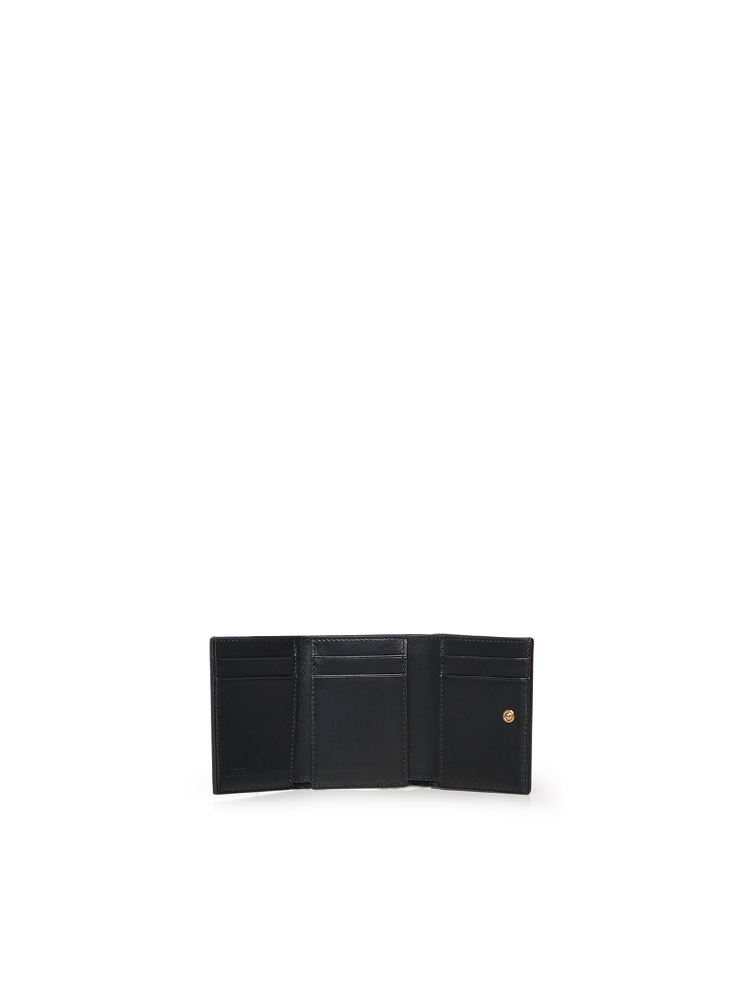 Portafoglio mini tri-fold FF diamonds in pelle 8M0480 ALWAF0KUR FENDI 
