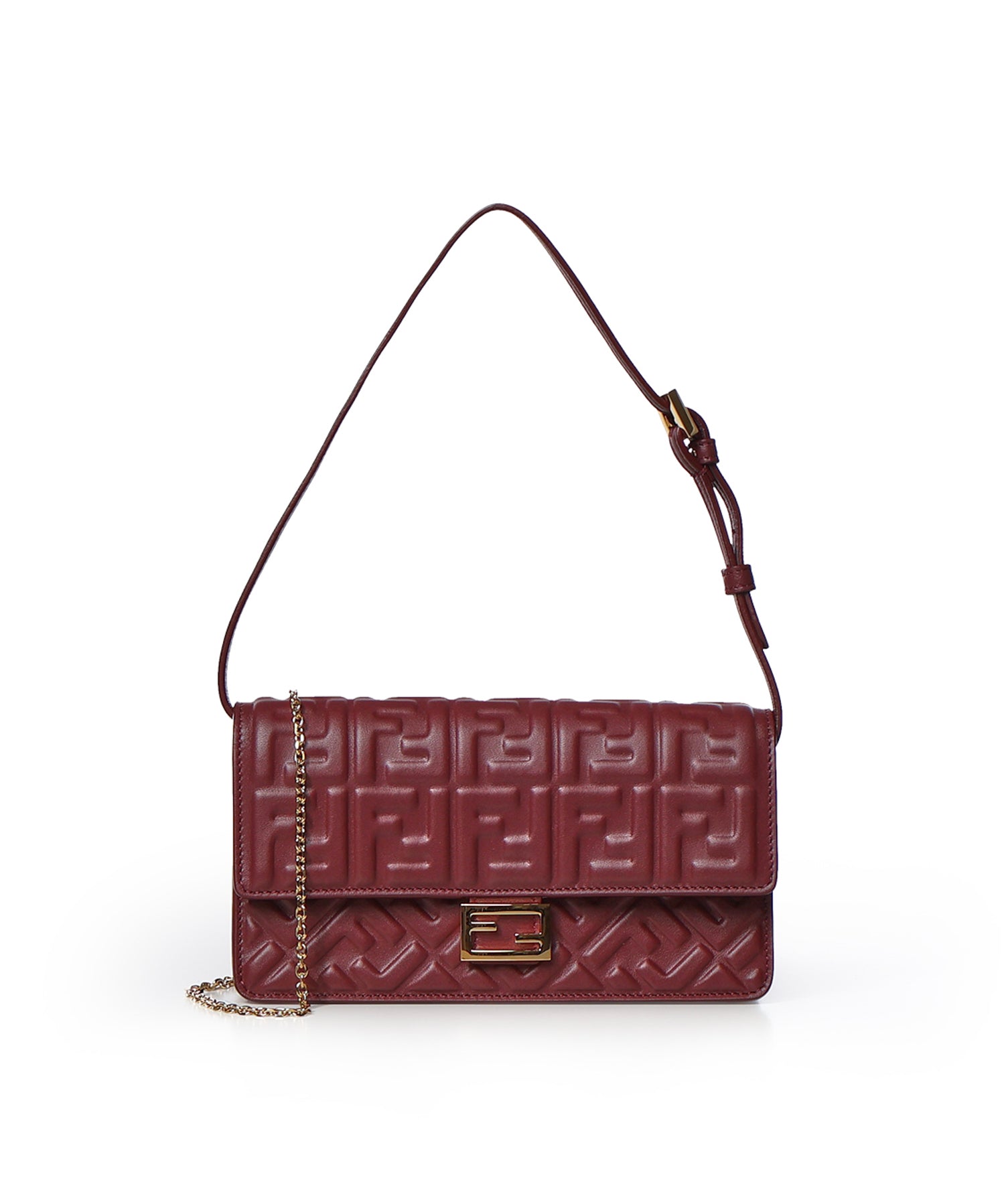 Portafoglio in nappa FF Jacquard 8M0498 AAJDF0YPU FENDI 