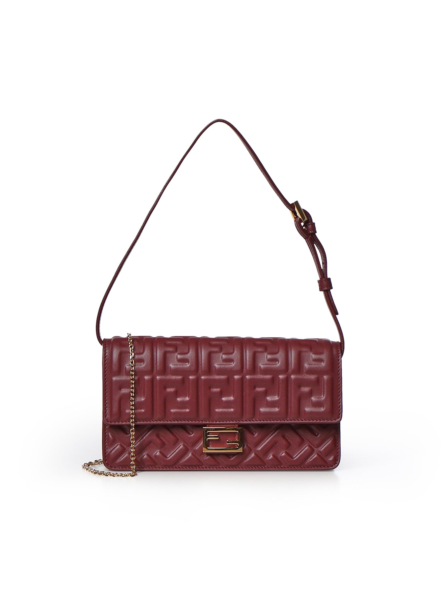 Portafoglio in nappa FF Jacquard 8M0498 AAJDF0YPU FENDI 