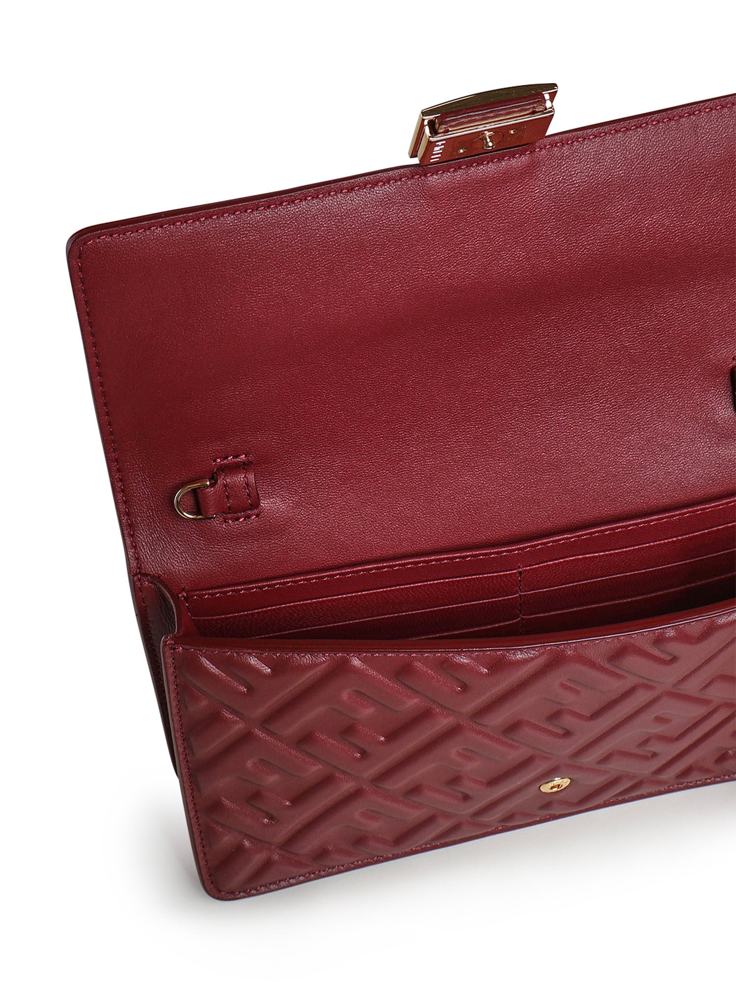 Portafoglio in nappa FF Jacquard 8M0498 AAJDF0YPU FENDI 