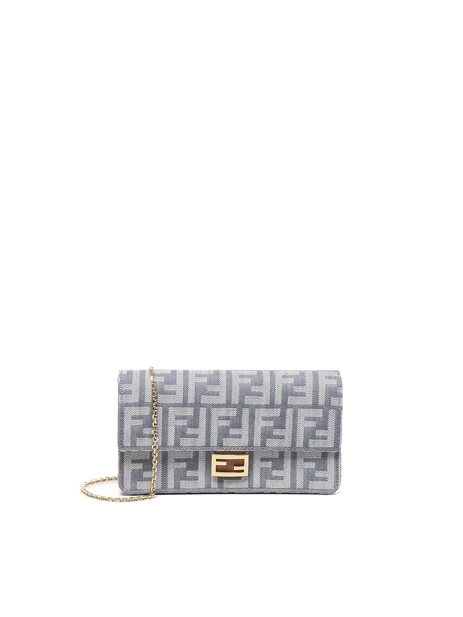 Portafoglio Baguette con catena 8M0498 AUT4F1SXQ FENDI 