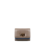 Portafoglio Small Trifold Fendi Way in pelle 8M0555 AWR7F1WVB FENDI 