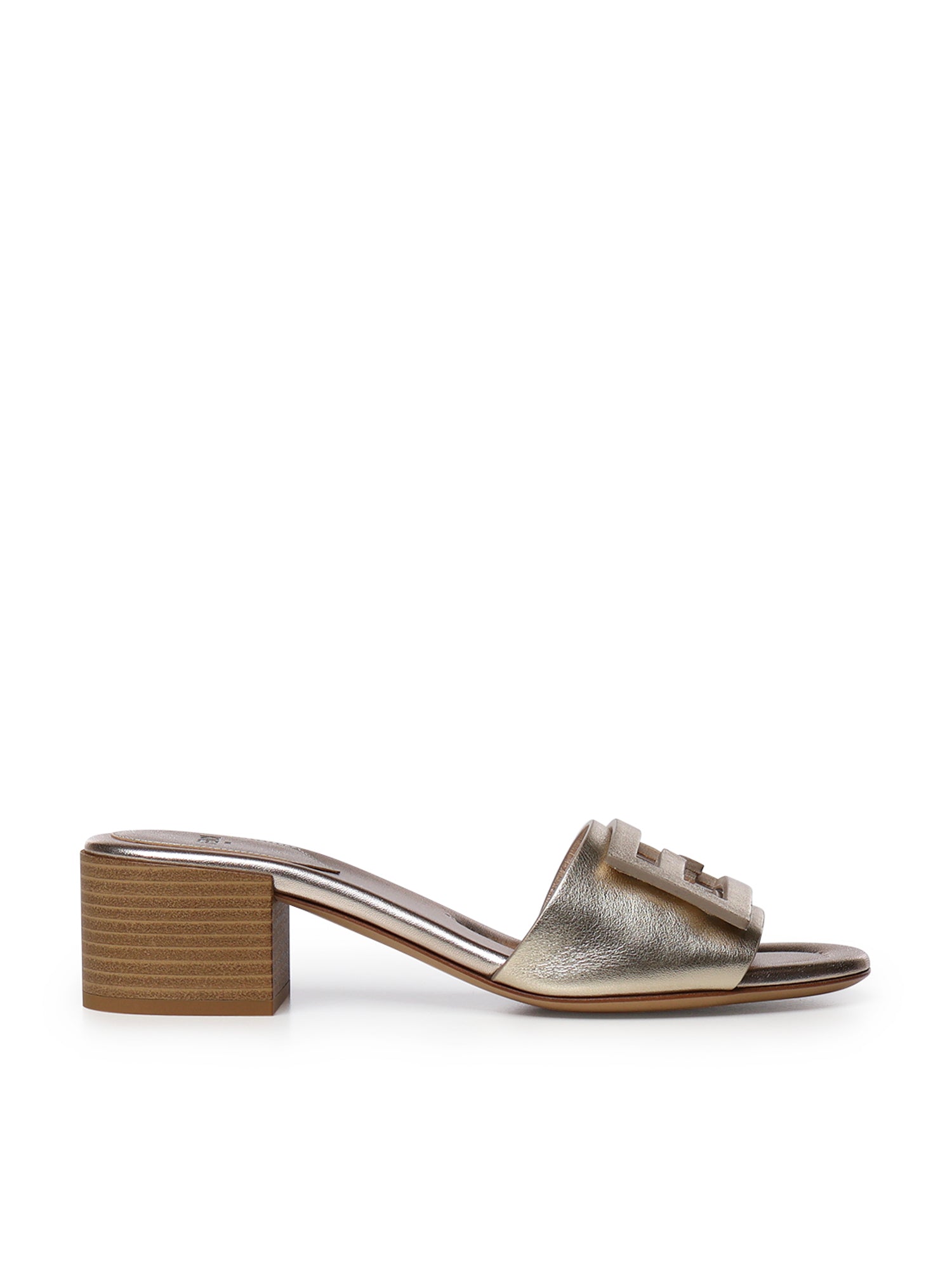 Slide Baguette in pelle laminata 8R8862 AY1RF0VF1 FENDI 