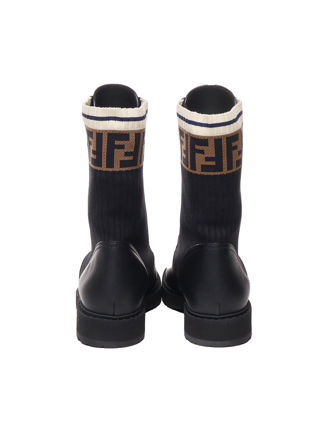 Biker Rockoko in pelle con tessuto stretch 8T6780 A3H4F13MC FENDI 