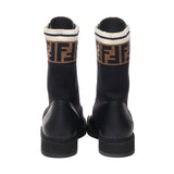 Biker Rockoko in pelle con tessuto stretch 8T6780 A3H4F13MC FENDI 