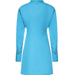 Abito chemisier in viscosa tecnica FDD537 AW9BF1W0L FENDI 