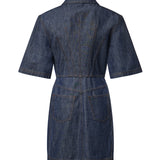 Abito in chambray con logo FLD576 AW8HF0QB0 FENDI 