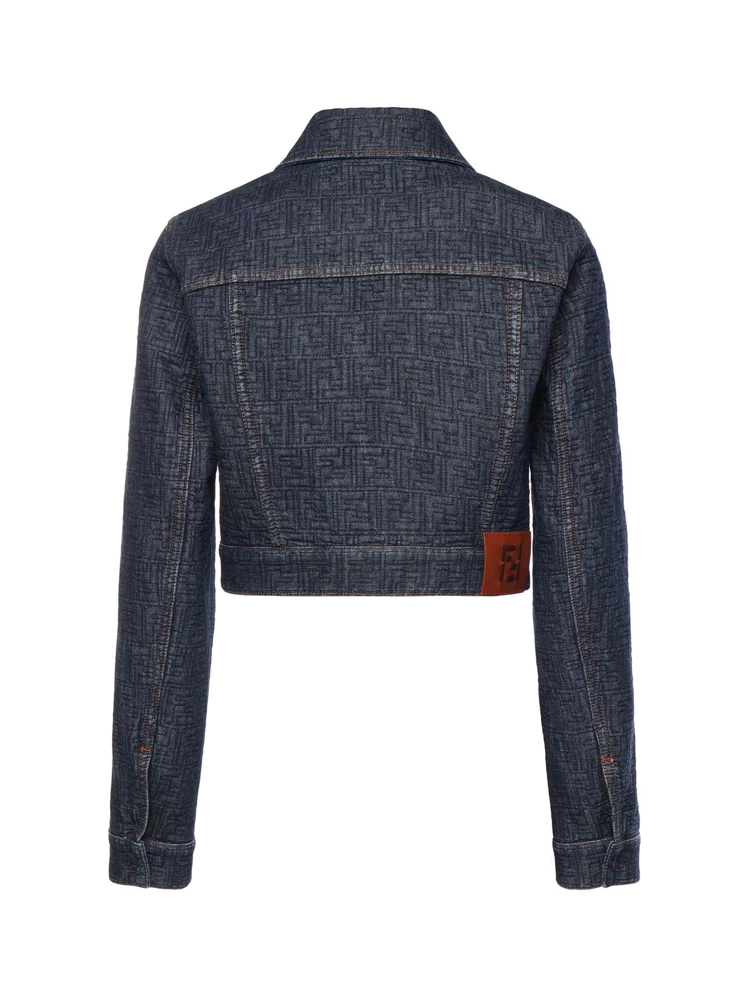 Giacca in denim FF jacquard FLF834 AW82F1UKI FENDI 