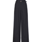 Pantaloni in lana gessata FR6673 AW7IF0QG3 FENDI 