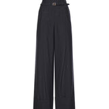 Pantaloni in lana gessata FR6673 AW7IF0QG3 FENDI 