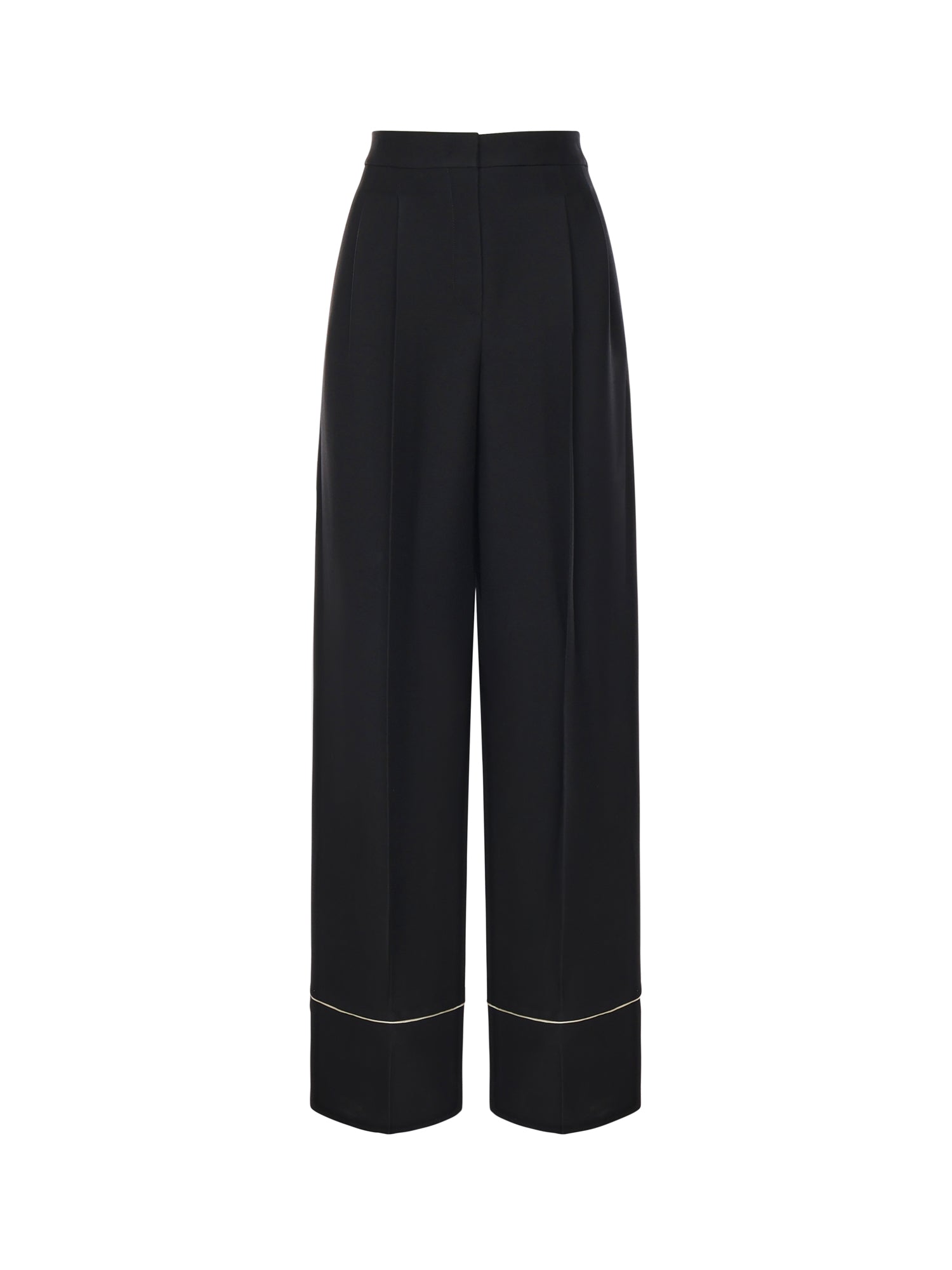 Pantaloni in lana e seta FR6678 AC4GF0GME FENDI 