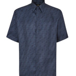 Camicia in seta FF jacquard FS0795 AKEEF0H5A FENDI 