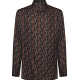 Camicia in seta stampata FS1319 AVDBF1TRS FENDI 