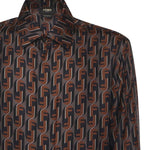 Camicia in seta stampata FS1319 AVDBF1TRS FENDI 
