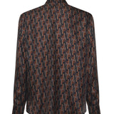 Camicia in seta stampata FS1319 AVDBF1TRS FENDI 