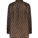 Camicia in seta FF jacquard FS8107 A8G3F118W FENDI 