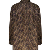 Camicia in seta FF jacquard FS8107 A8G3F118W FENDI 