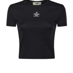 Top cropped in cotone FS8110 ANQMF0GME FENDI 