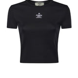 Top cropped in cotone FS8110 ANQMF0GME FENDI 