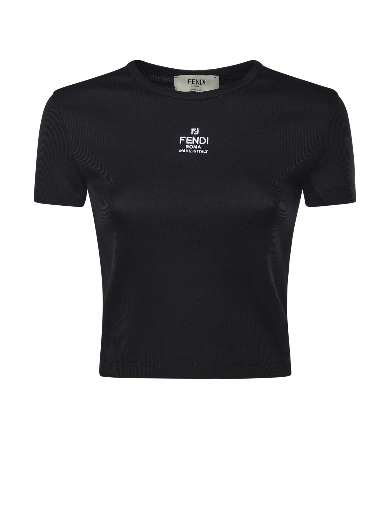 Top cropped in cotone FS8110 ANQMF0GME FENDI 