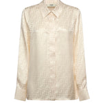 Camicia in seta FF jacquard FS8140 AJ0ZF1M2A FENDI 
