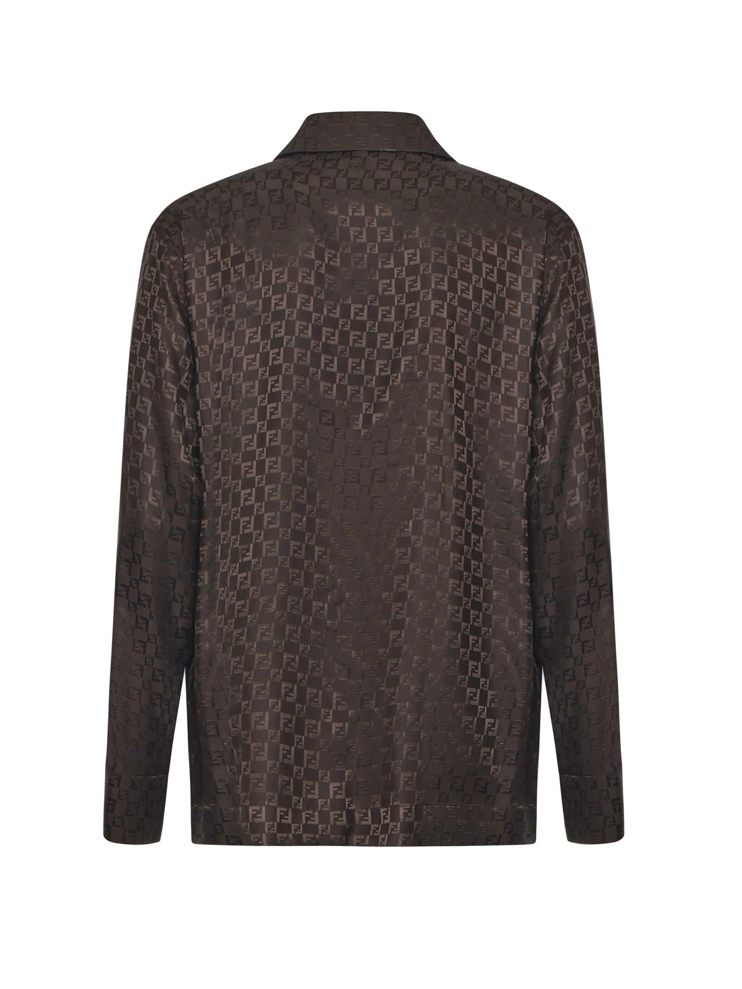Camicia in seta FF jacquard FS8287 AUQGF1T6H FENDI 
