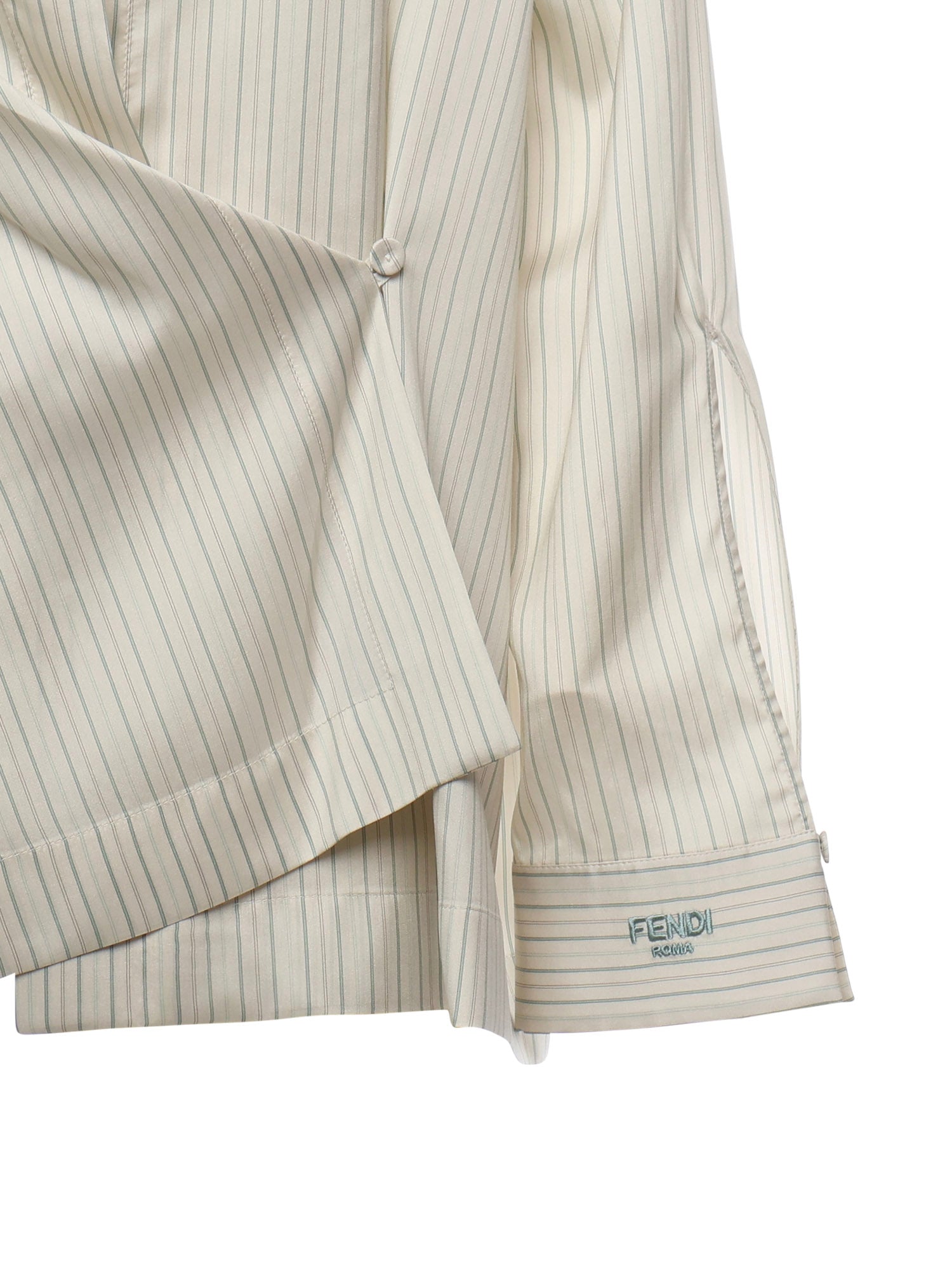 Camicia in seta a righe FS8287 AYNPF1T6E FENDI 