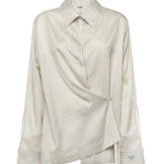 Camicia in seta a righe FS8287 AYNPF1T6E FENDI 