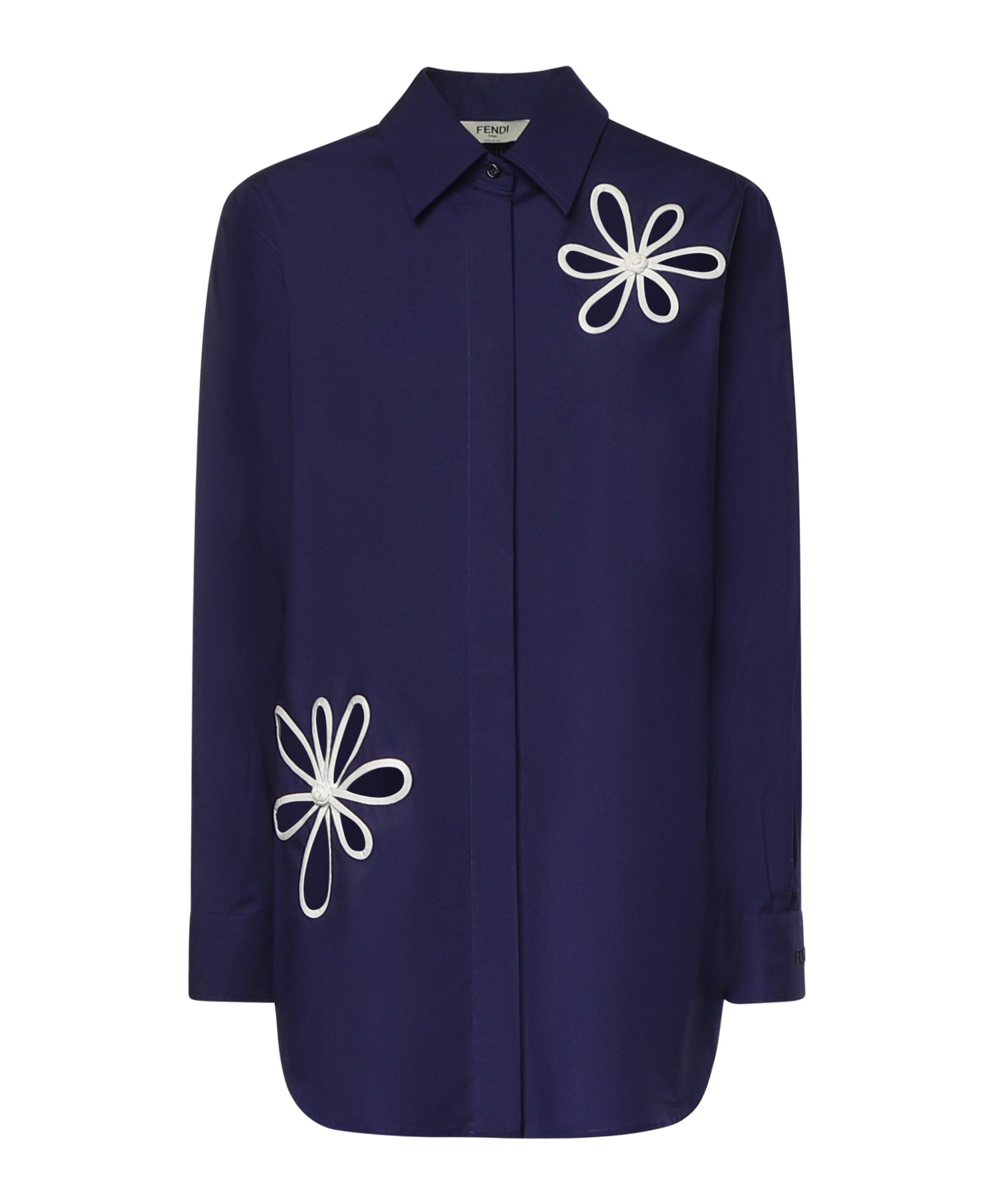 Camicia in popeline Fendi Ajour FS8355 AW7VF1W0A FENDI 