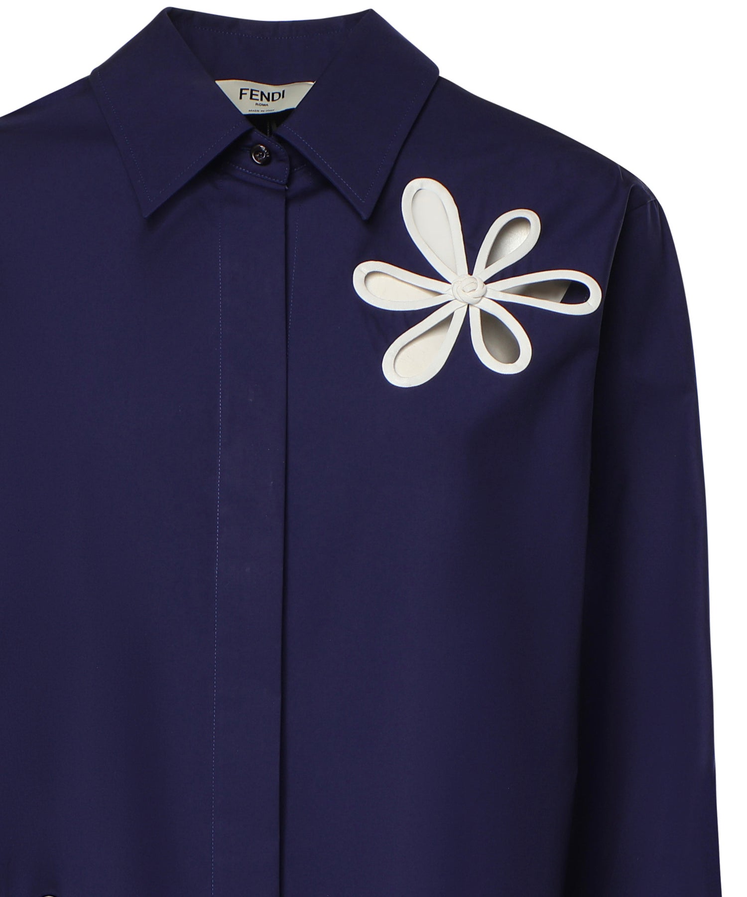 Camicia in popeline Fendi Ajour FS8355 AW7VF1W0A FENDI 