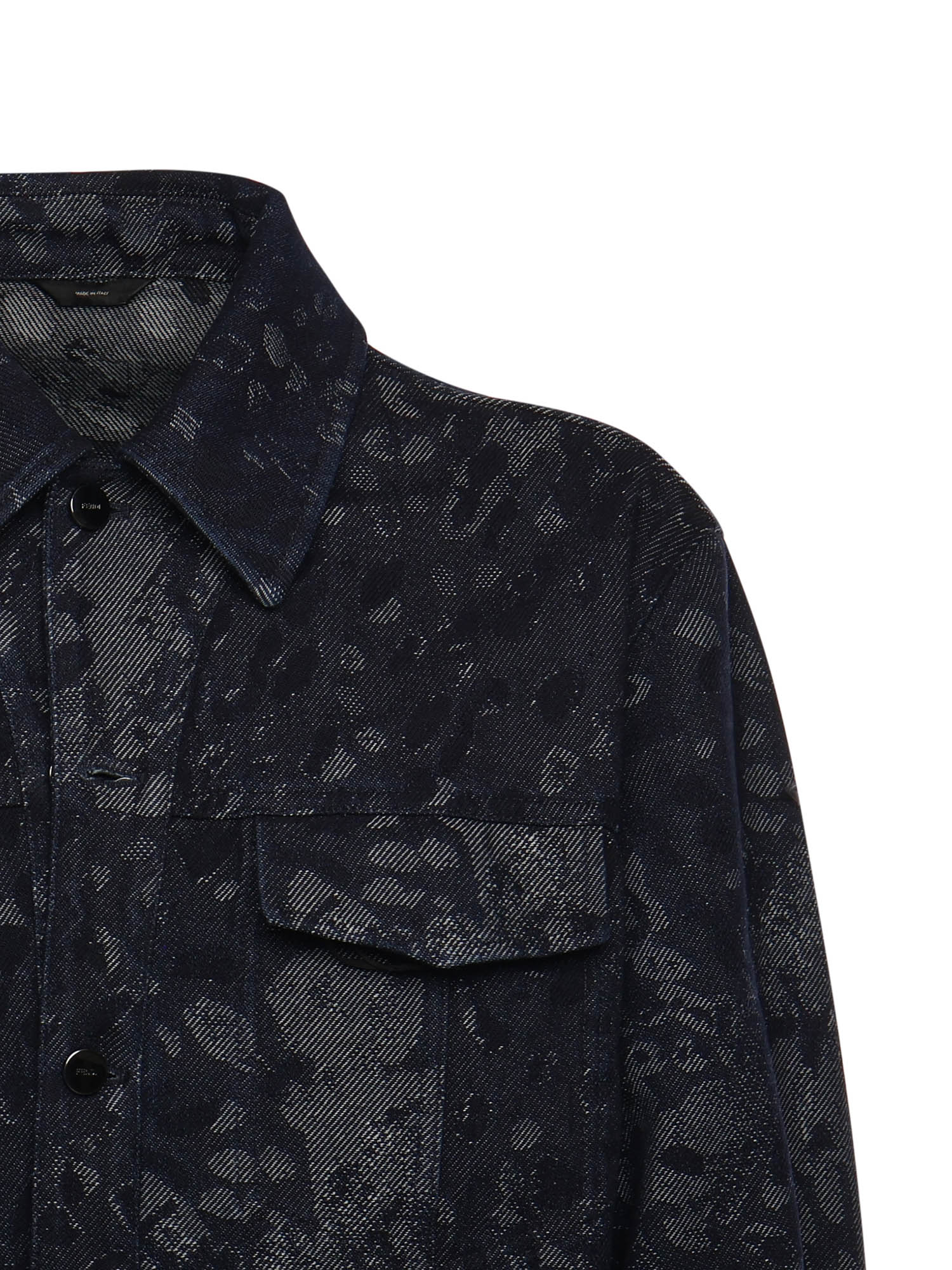 Giacca in denim jacquard FW0428 AW1BF0QA2 FENDI 