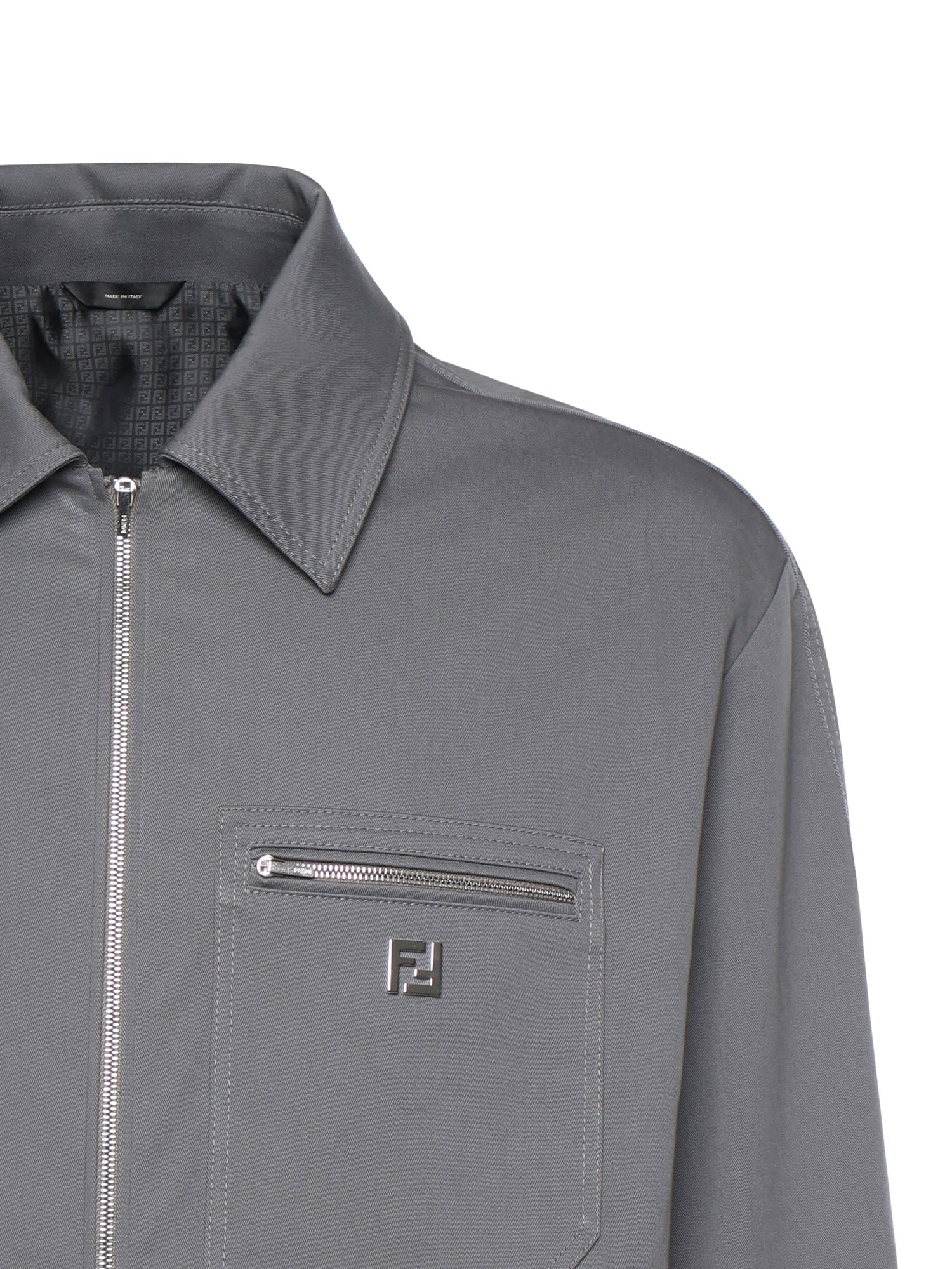 Blouson in gabardine stretch FW1393 AUVIF0DUC FENDI 