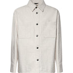 Overshirt in denim con impunture FW1410 AWMLF08QQ FENDI 